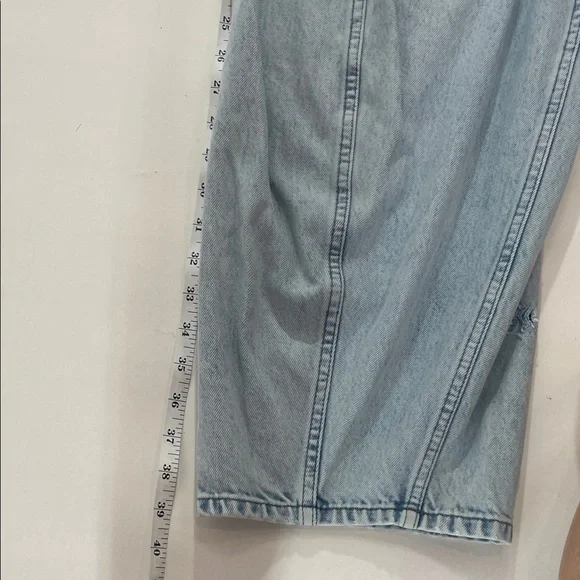 Tibi Light Blue Flare & Wide Leg Jeans - Picture 8 of 13